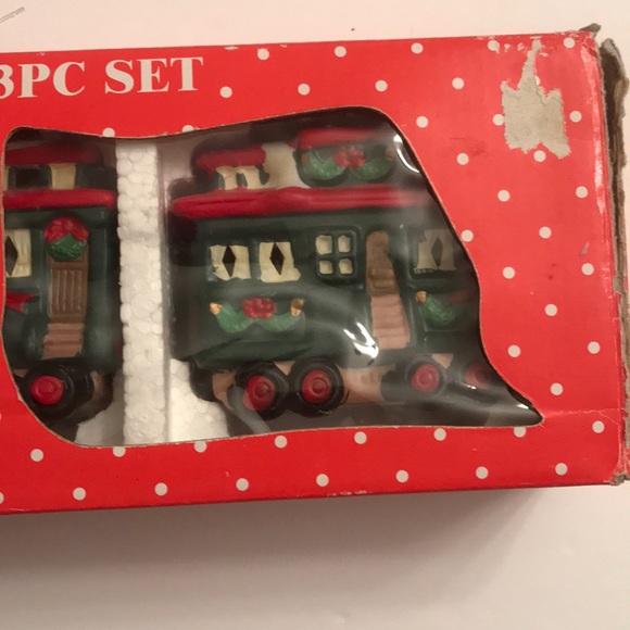 3Piece Porcelain Train Set - Picture 5 of 15